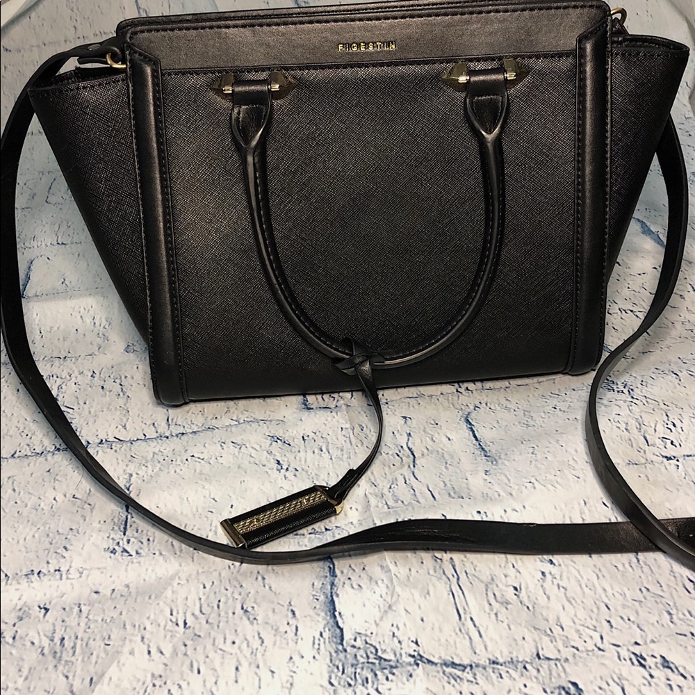 FIGESTIN: genuine leather top handle satchel